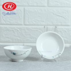 Bát Đĩa Minh Châu Vẽ Kẻ Xanh