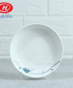 Bát Đĩa Minh Châu Vẽ Kẻ Xanh