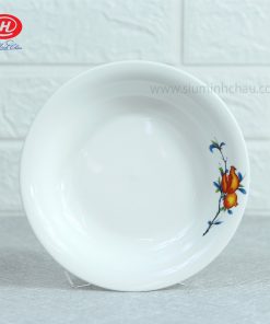 Đĩa loe Minh Châu 07 Vẽ Hoa Lựu