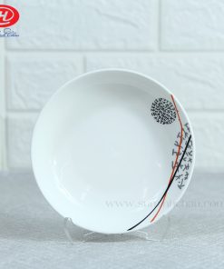 Đĩa loe Minh Châu 07 vẽ hoa cam