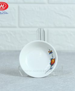 Đĩa tiêu minh châu 2 vẽ hoa lựu