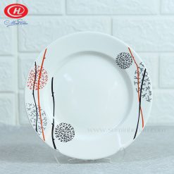 Bát Đĩa Minh Châu Vẽ Hoa Cam