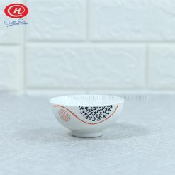 Bát Đĩa Minh Châu Vẽ Hoa Cam