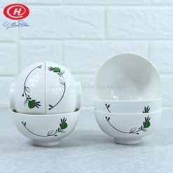 Bát Đĩa Minh Châu Vẽ Nguyệt Quế