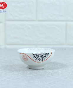 Bát Con Minh Châu 6 Vẽ Hoa Cam