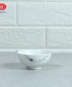 Bát chấm minh châu 3 vẽ kẻ xanh