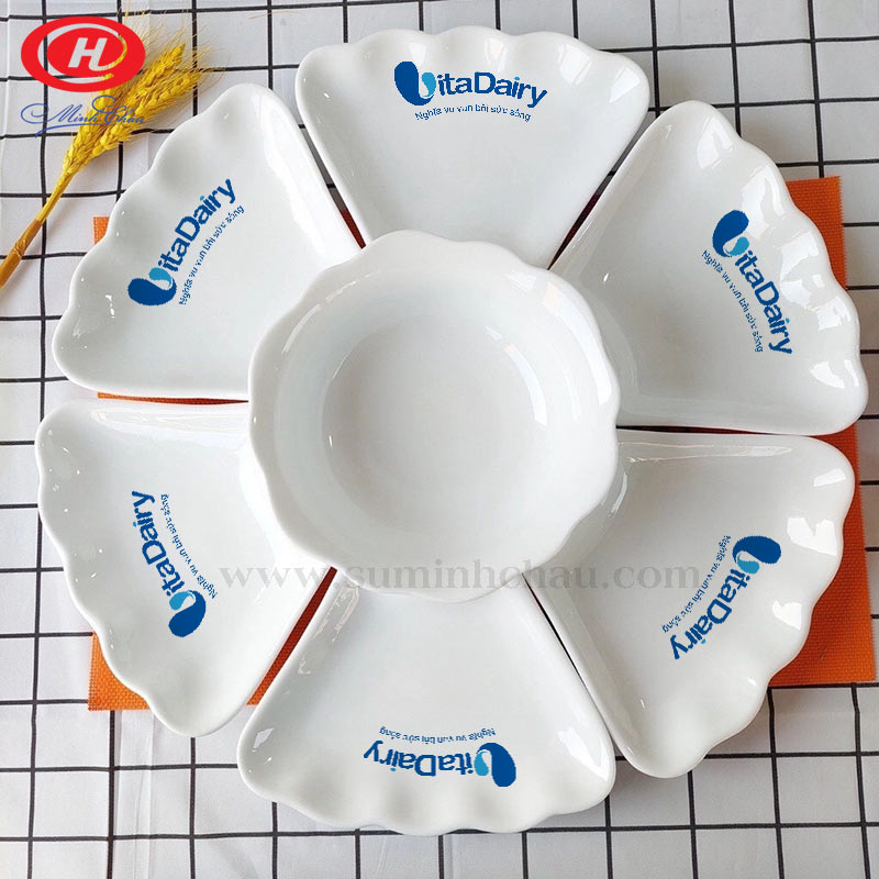 bộ bát đĩa hoa mặt trời Minh Châu