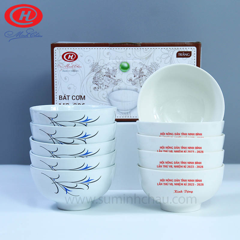 bộ bát cơm quà tặng đại hội nông dân