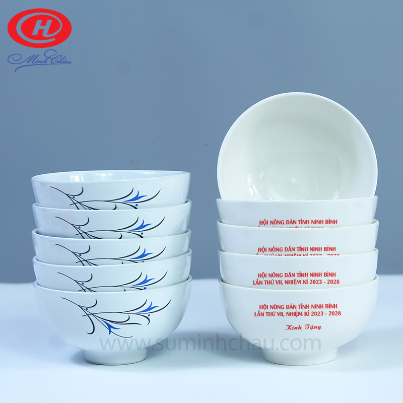 bộ bát cơm quà tặng đại hội nông dân