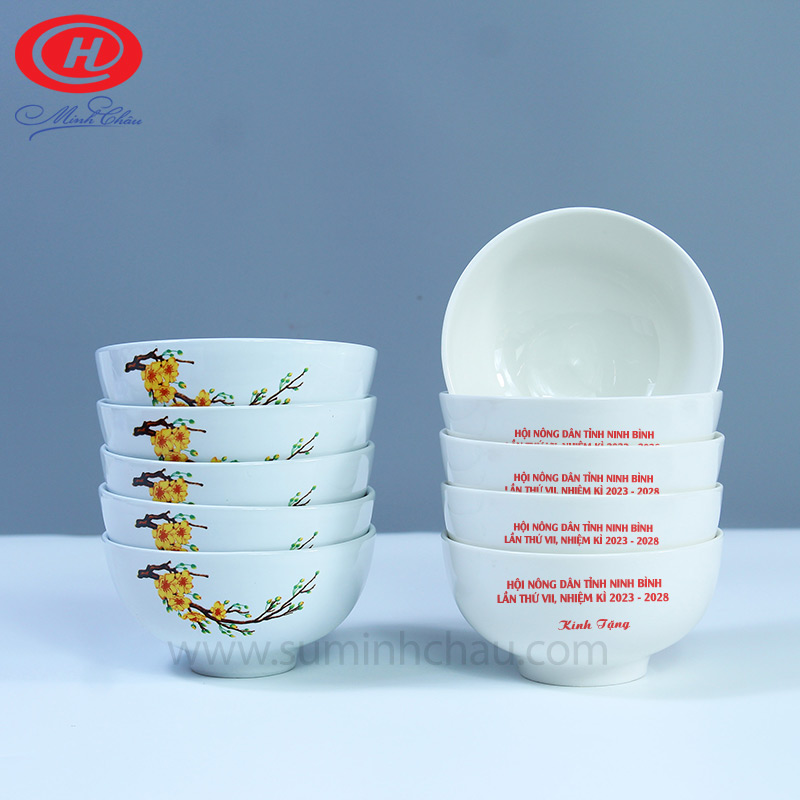 bộ bát cơm quà tặng đại hội nông dân